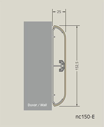 nc150-E Wall Protection Barrier